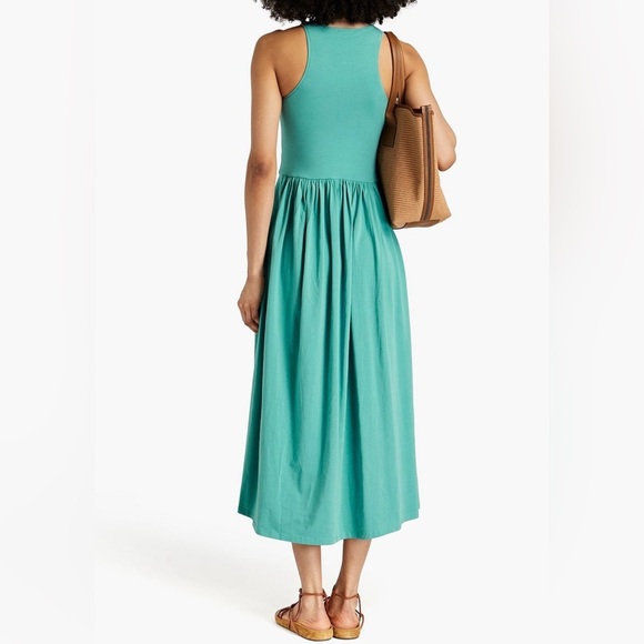 ATM | Gathered stretch-Pima cotton jersey midi dress - Picture 2 of 5